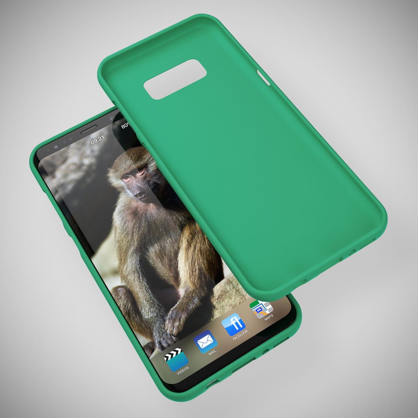 Samsung Galaxy S8 símahulstur frá NALIA, Ultra þunnt TPU sílikon Neon hulstur fyrir vernd