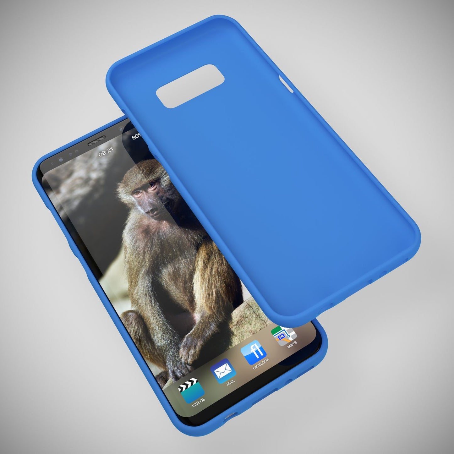 Samsung Galaxy S8 símahulstur frá NALIA, Ultra þunnt TPU sílikon Neon hulstur fyrir vernd