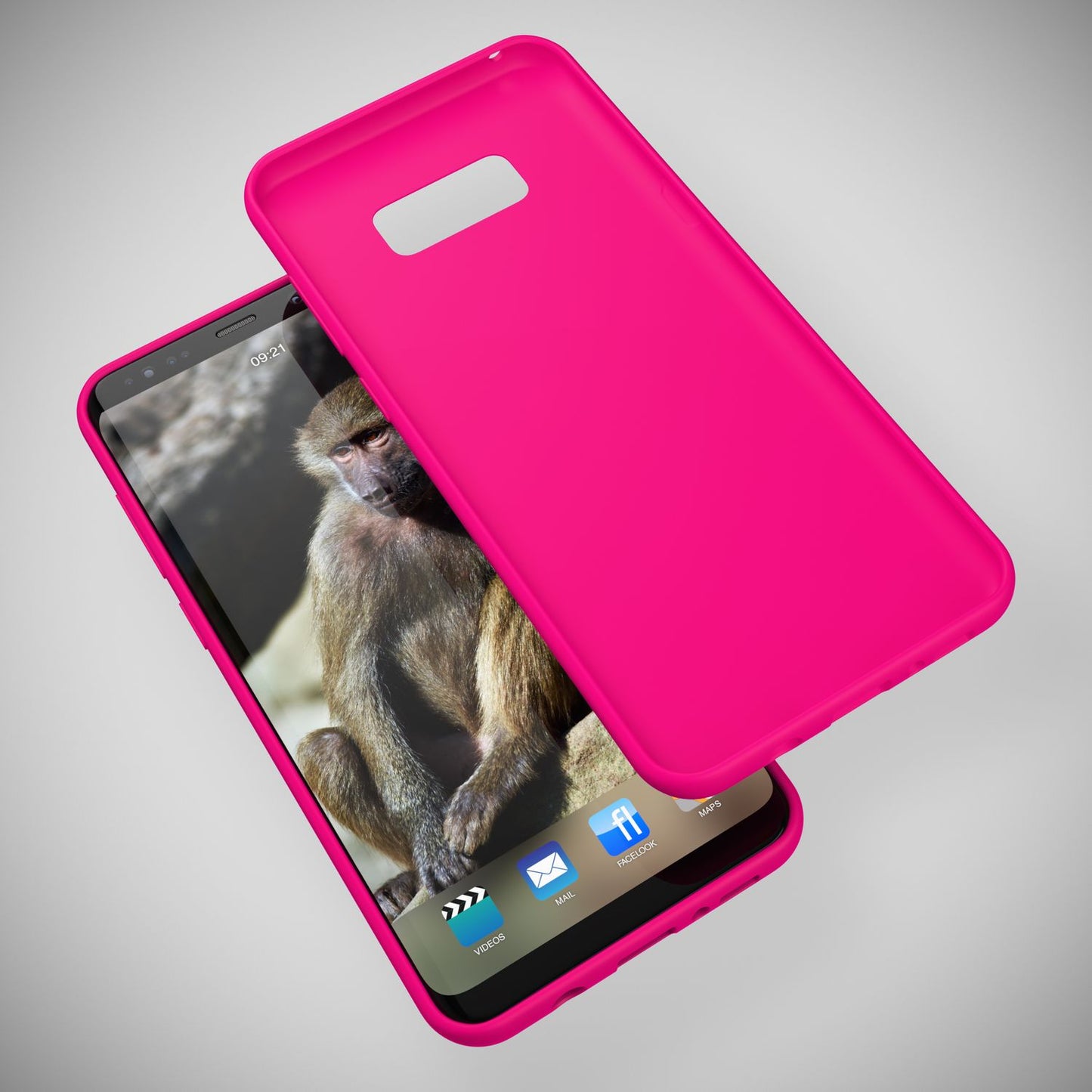 Samsung Galaxy S8 Plus Phone Case by NALIA, Ultra-Slim TPU Silicone Neon Case