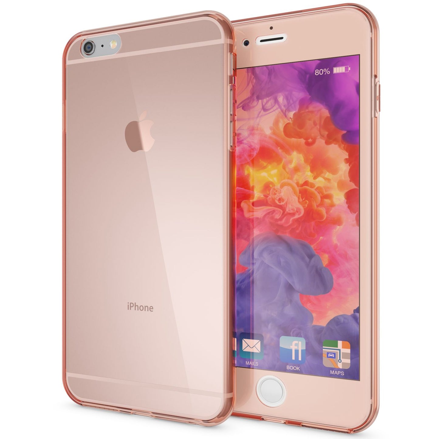 Apple iPhone 6 Plus 6S Plus 360 gráðu símahulstur frá NALIA, heilhlífandi hulstur