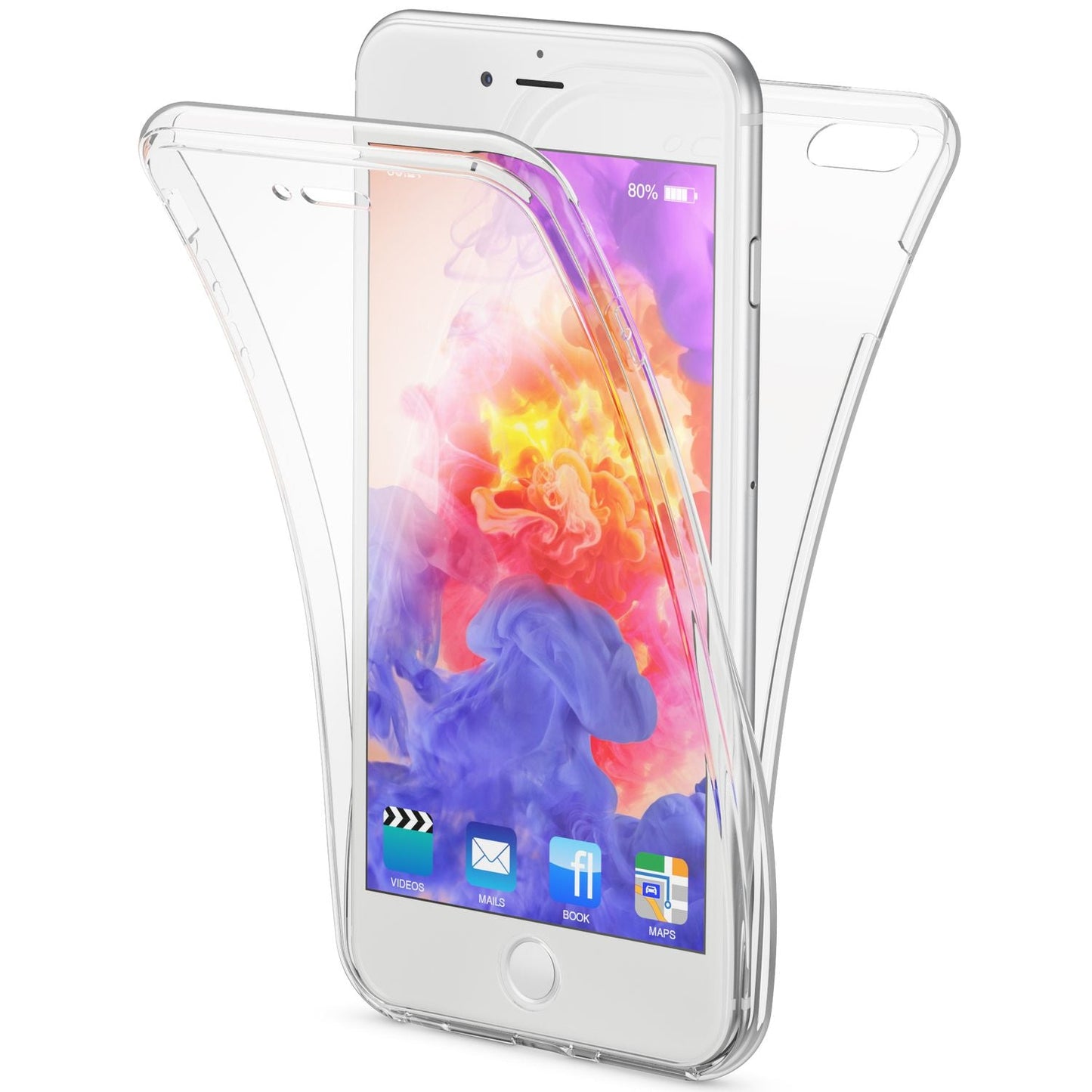 Apple iPhone 6 Plus 6S Plus 360 gráðu símahulstur frá NALIA, heilhlífandi hulstur