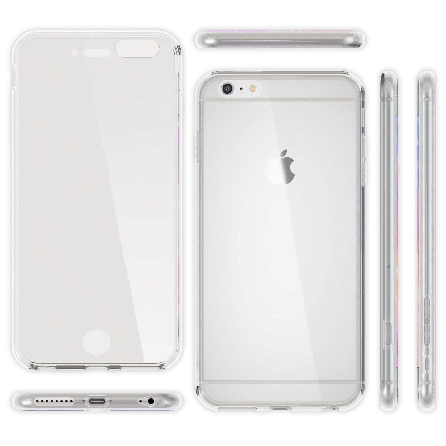 Apple iPhone 6 Plus 6S Plus 360 gráðu símahulstur frá NALIA, heilhlífandi hulstur