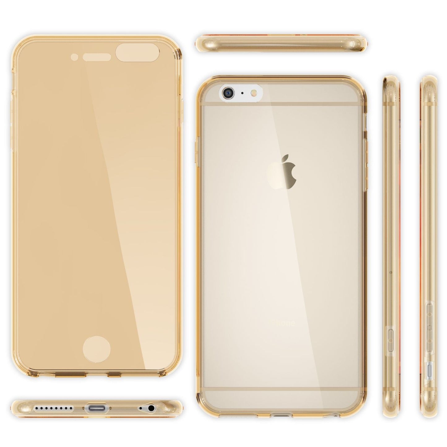 Apple iPhone 6 Plus 6S Plus 360 gráðu símahulstur frá NALIA, heilhlífandi hulstur