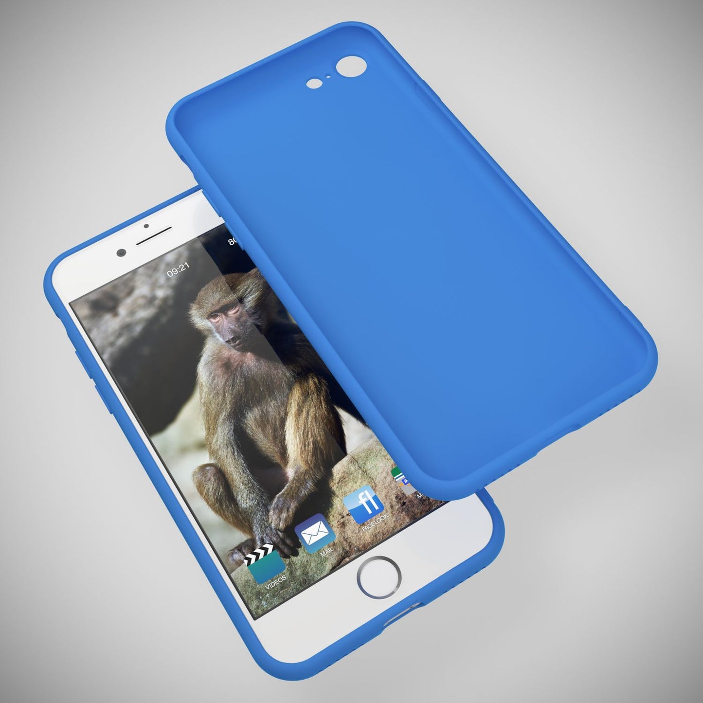 NALIA Neon hulstur fyrir iPhone SE 2022 / SE 2020 / 8 / 7, hlífðarhulstur fyrir síma