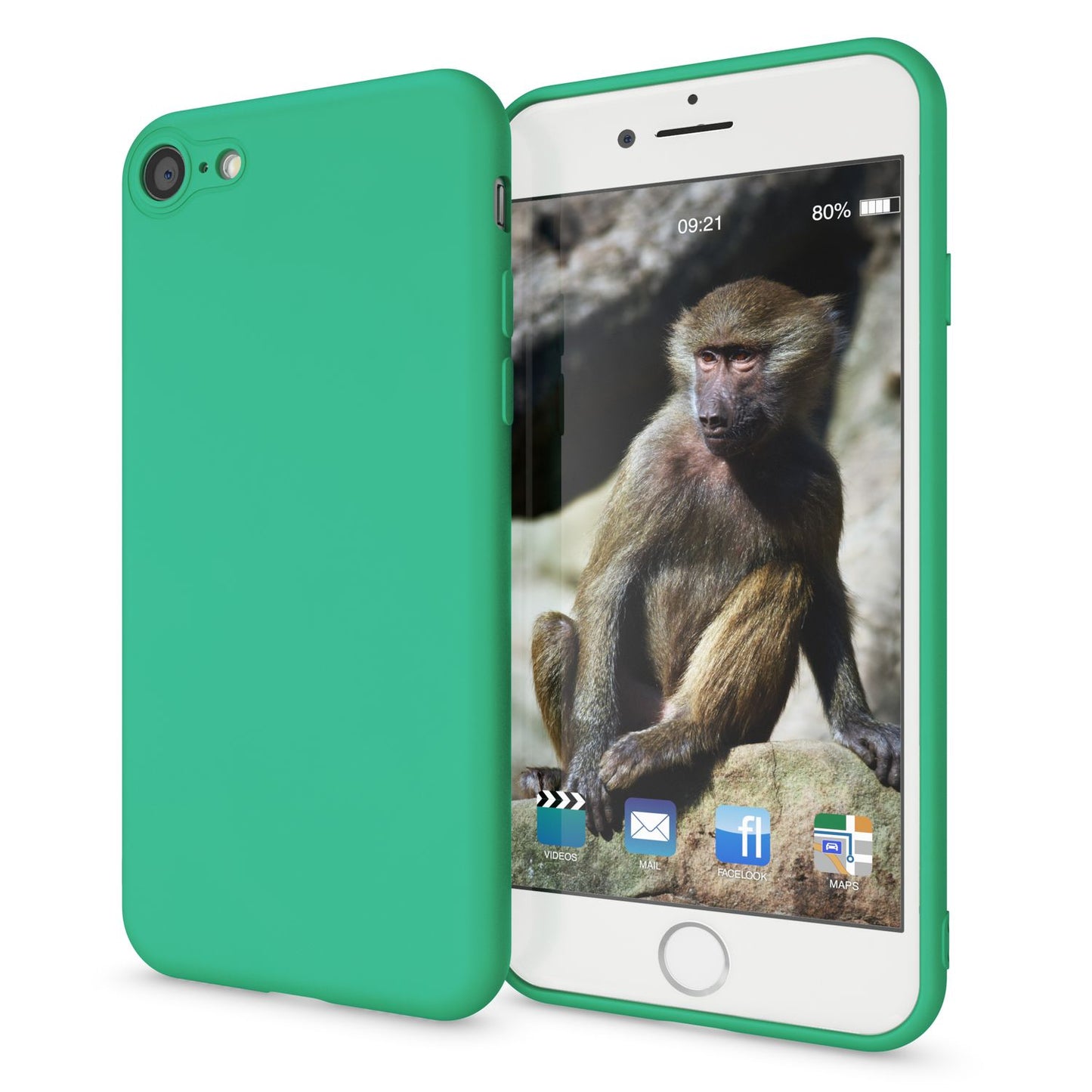 NALIA Neon hulstur fyrir iPhone SE 2022 / SE 2020 / 8 / 7, hlífðarhulstur fyrir síma