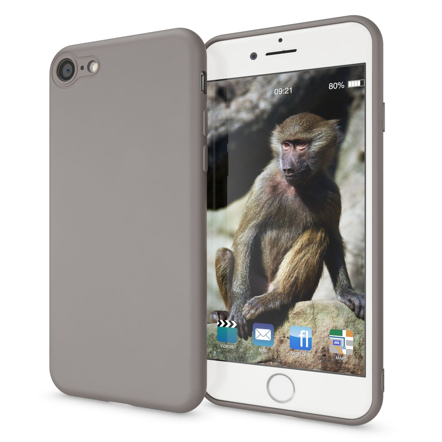 NALIA Neon hulstur fyrir iPhone SE 2022 / SE 2020 / 8 / 7, hlífðarhulstur fyrir síma