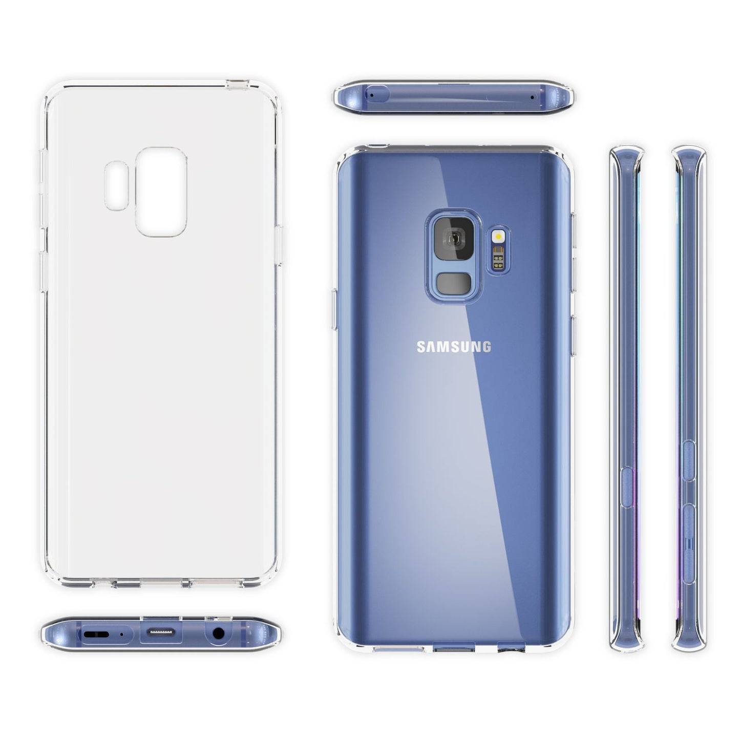 Samsung Galaxy S9 Handy Hülle von NALIA, Soft Slim TPU Silikon Case Cover Schutz