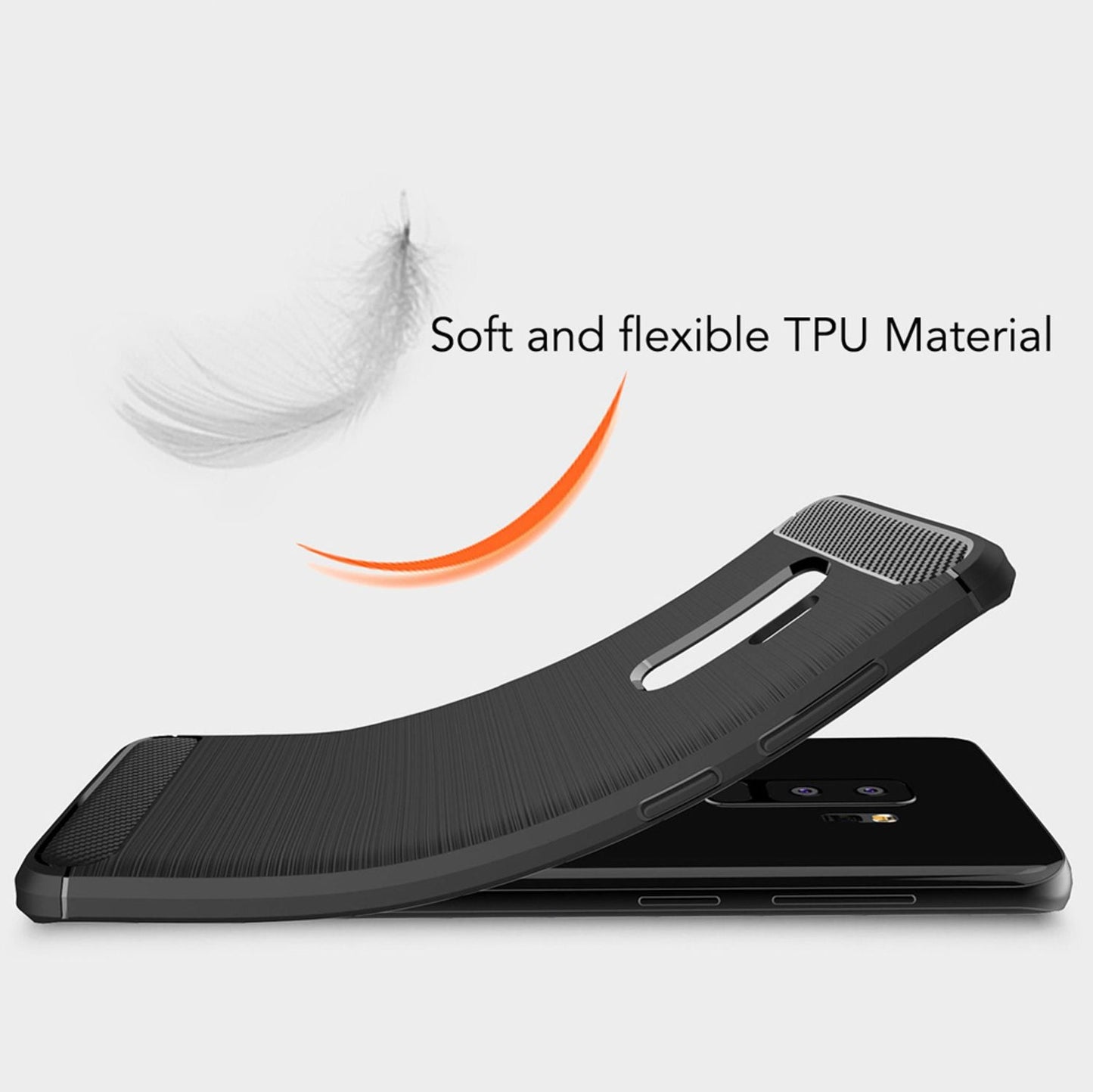 Samsung Galaxy S9 Plus Handy Hülle von NALIA, Ultra Slim Silikon Case Cover Etui