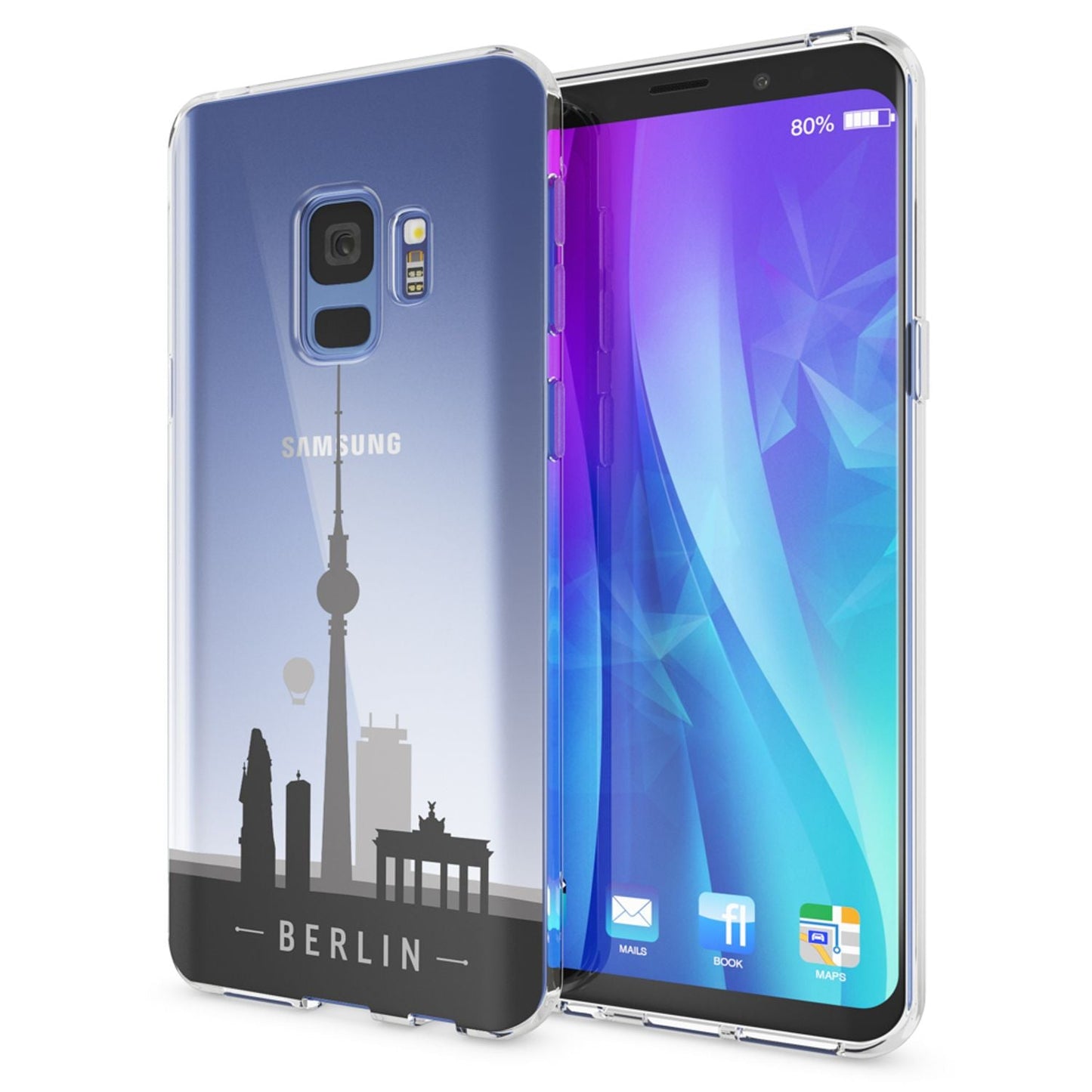 Samsung Galaxy S9 hulstur frá NALIA, þunnt hlífðarhulstur fyrir sílikon