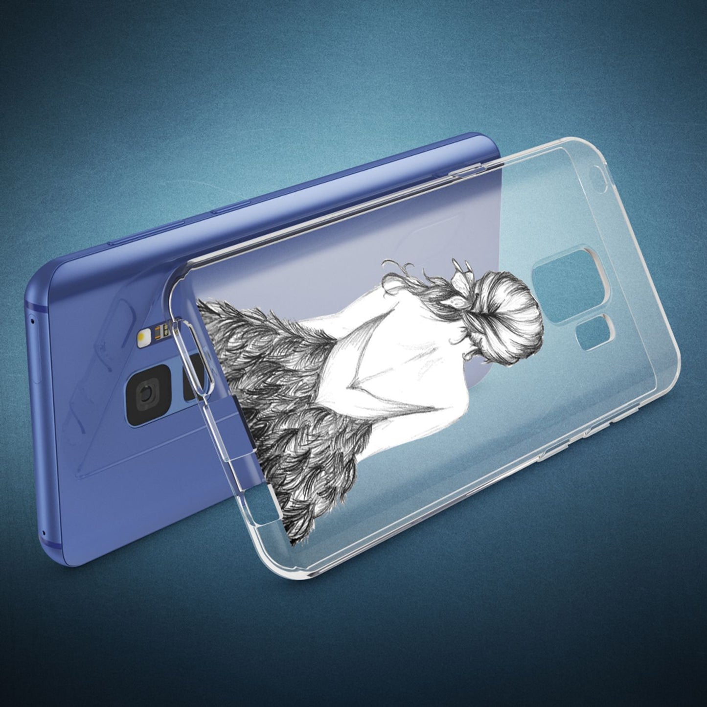 Samsung Galaxy S9 hulstur frá NALIA, þunnt hlífðarhulstur fyrir sílikon