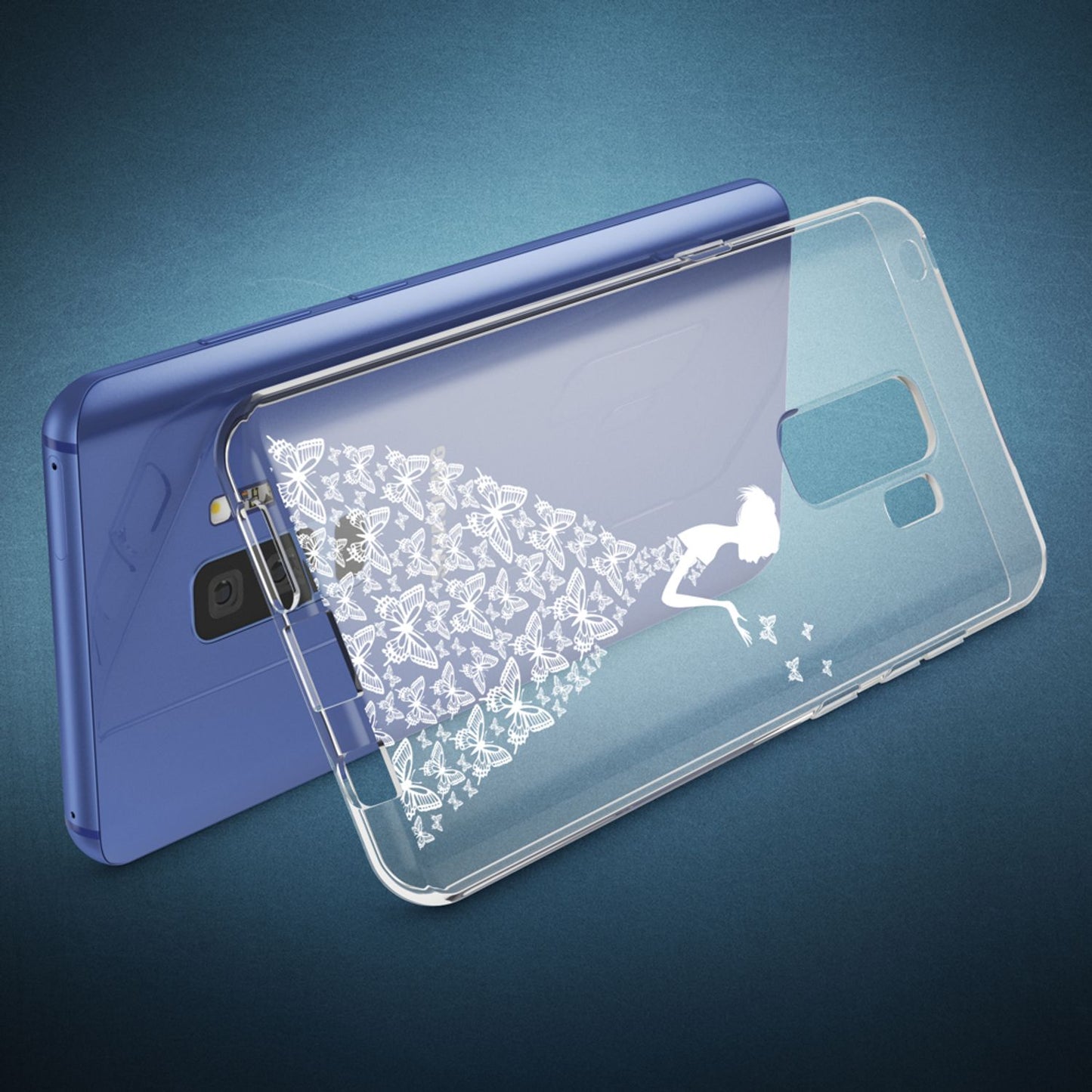 Samsung Galaxy S9 Plus hulstur frá NALIA, þunnt hlífðarhulstur fyrir sílikon