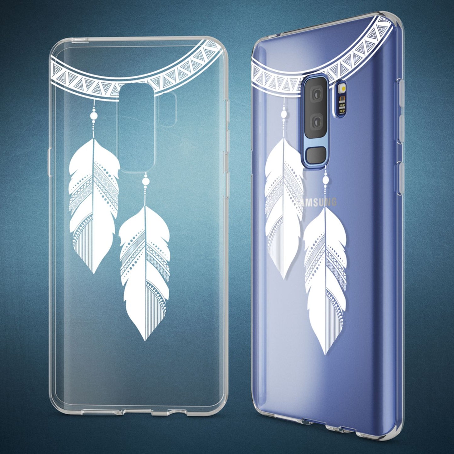 Samsung Galaxy S9 Plus hulstur frá NALIA, þunnt hlífðarhulstur fyrir sílikon