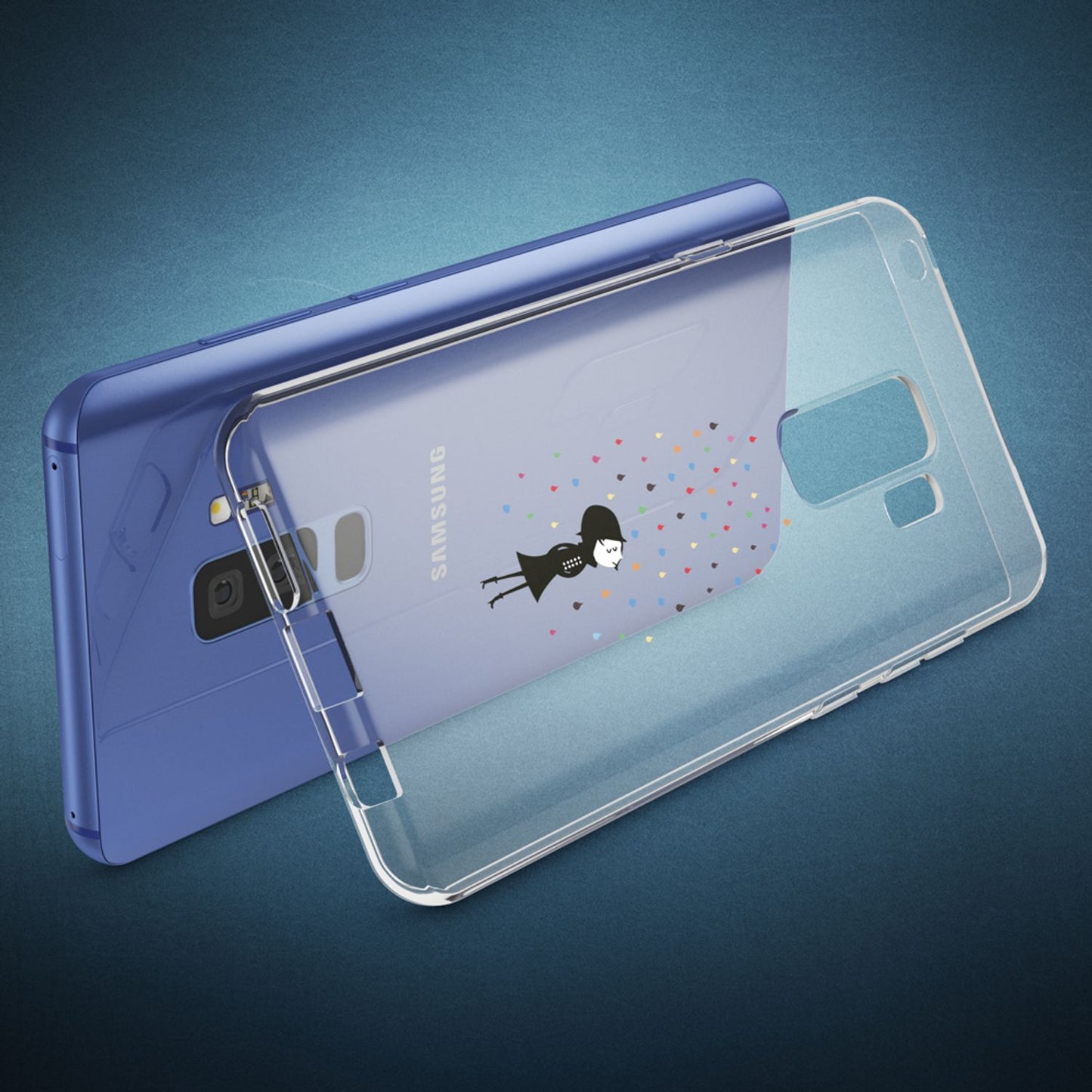 Samsung Galaxy S9 Plus hulstur frá NALIA, þunnt hlífðarhulstur fyrir sílikon