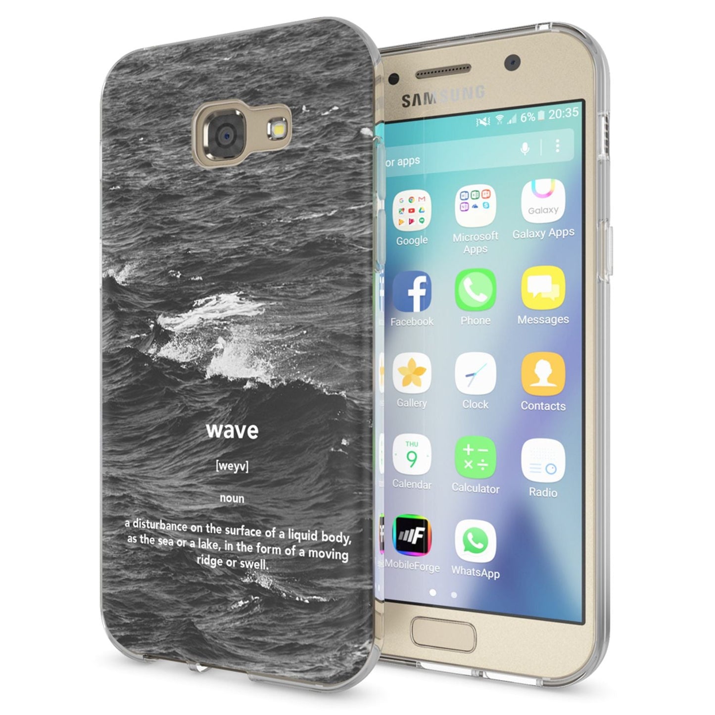 Samsung Galaxy A5 2017 Phone Case by NALIA, Funny Silicone Thin Case Cover