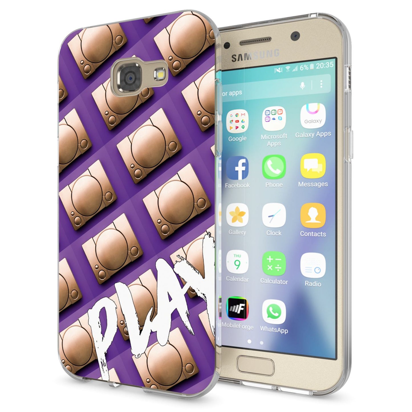 Samsung Galaxy A5 2017 Phone Case by NALIA, Funny Silicone Thin Case Cover