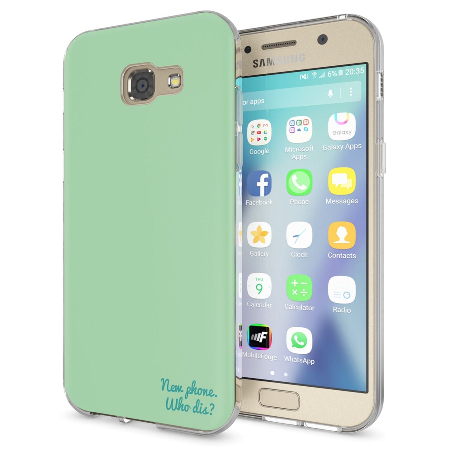 Samsung Galaxy A5 2017 Phone Case by NALIA, Funny Silicone Thin Case Cover