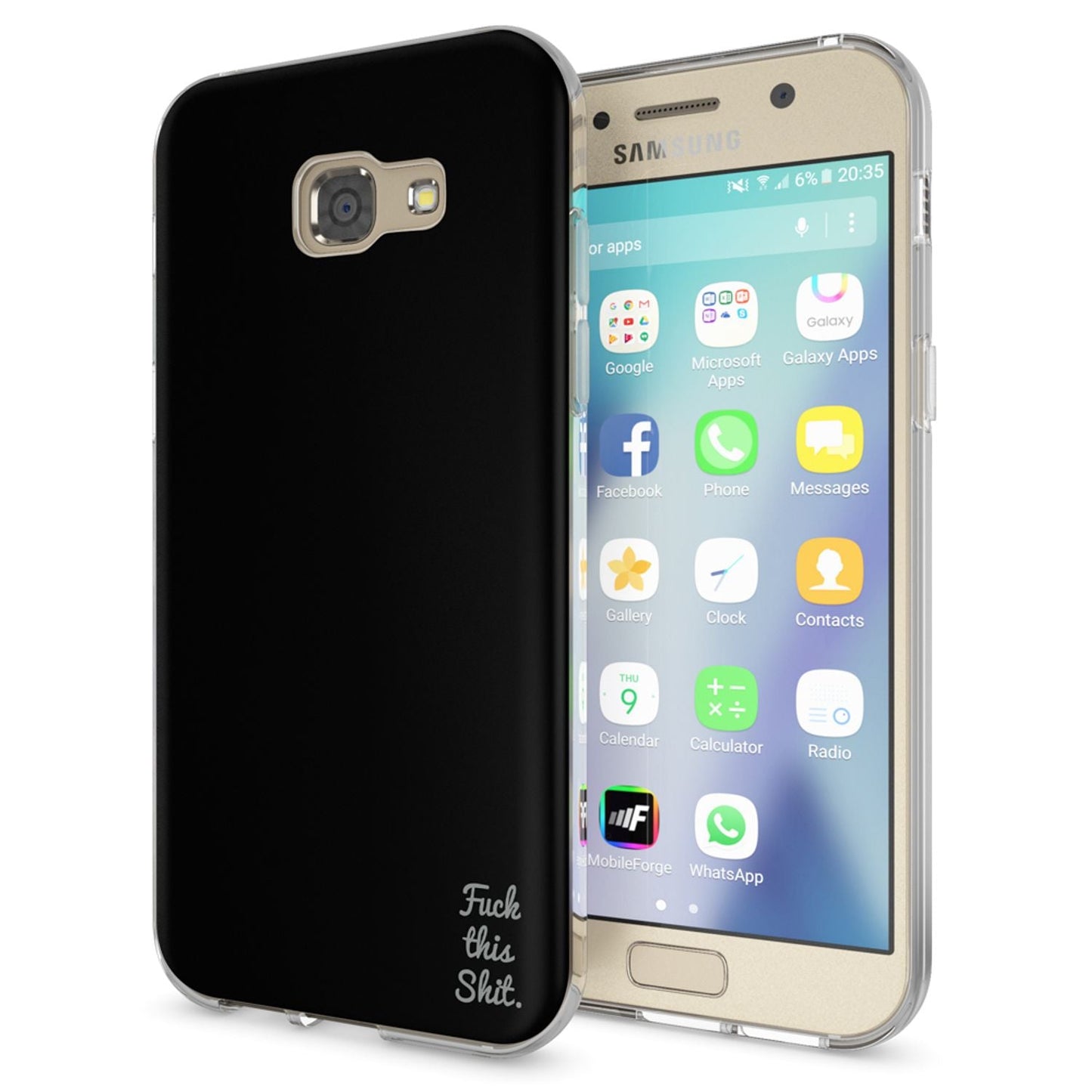 Samsung Galaxy A5 2017 Phone Case by NALIA, Funny Silicone Thin Case Cover