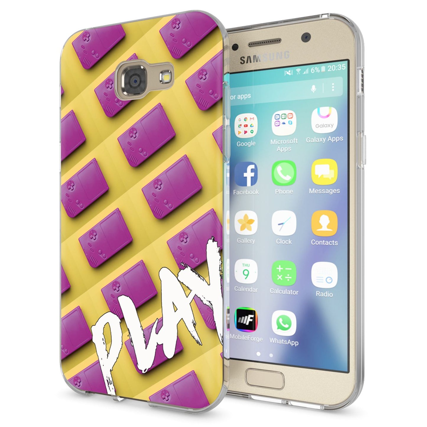 Samsung Galaxy A5 2017 Phone Case by NALIA, Funny Silicone Thin Case Cover