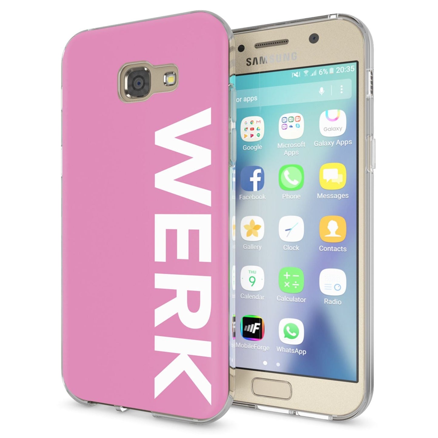 Samsung Galaxy A5 2017 Phone Case by NALIA, Funny Silicone Thin Case Cover