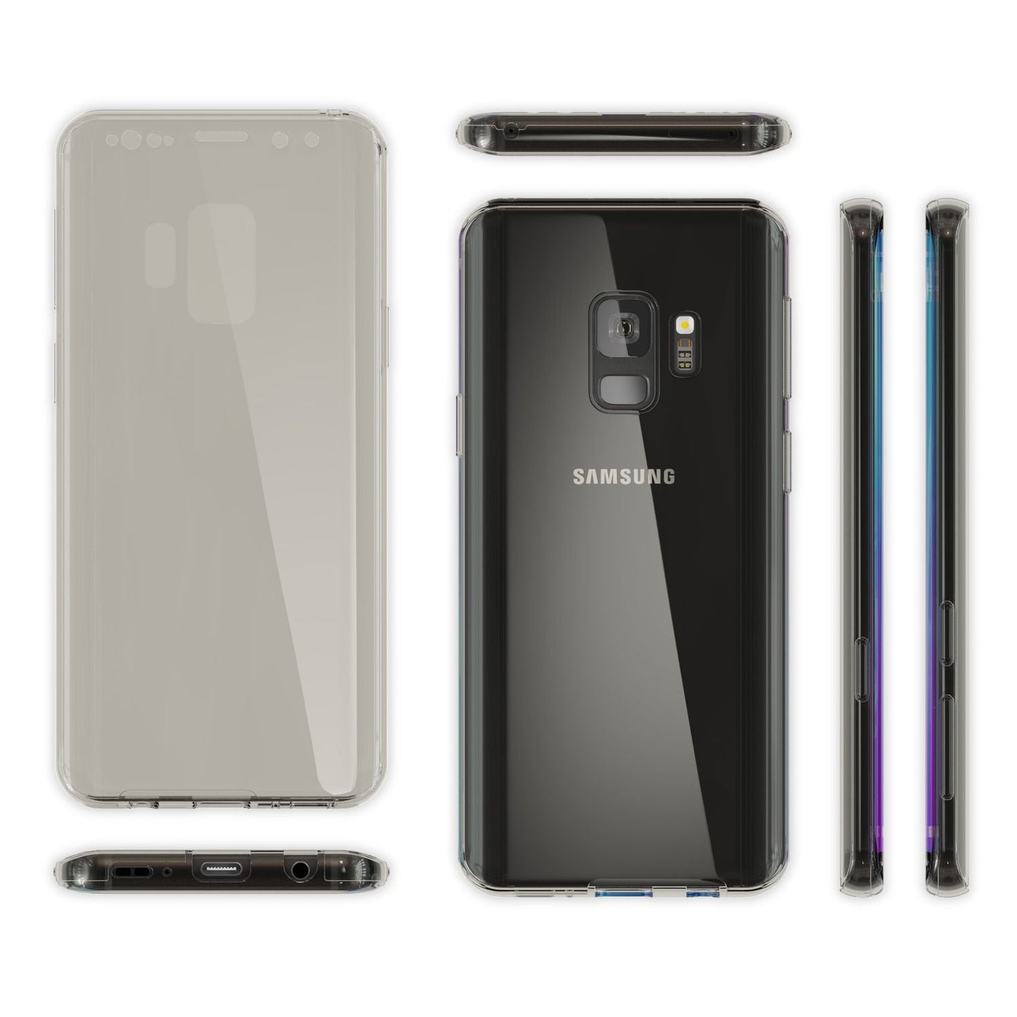 Samsung Galaxy S9 360 Grad Handy Hülle von NALIA Full Cover vorne & hinten Rundum