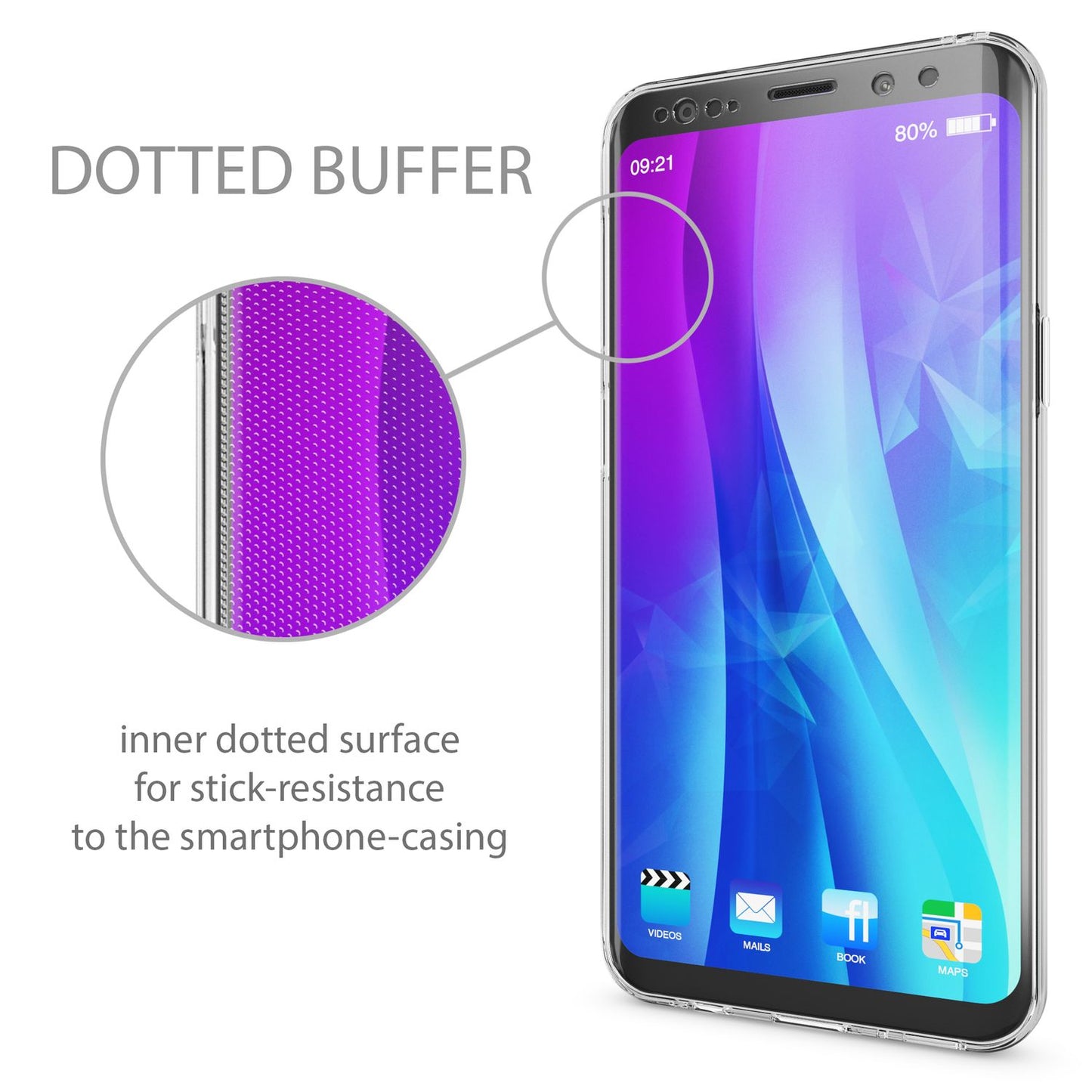 Samsung Galaxy S9 360 Grad Handy Hülle von NALIA Full Cover vorne & hinten Rundum