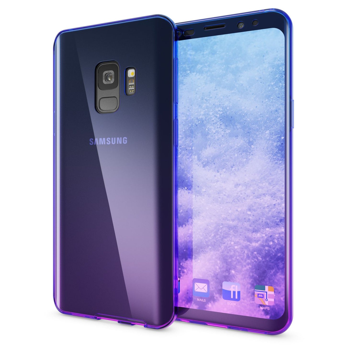 Samsung Galaxy S9 360 Grad Handy Hülle von NALIA Full Cover vorne & hinten Rundum