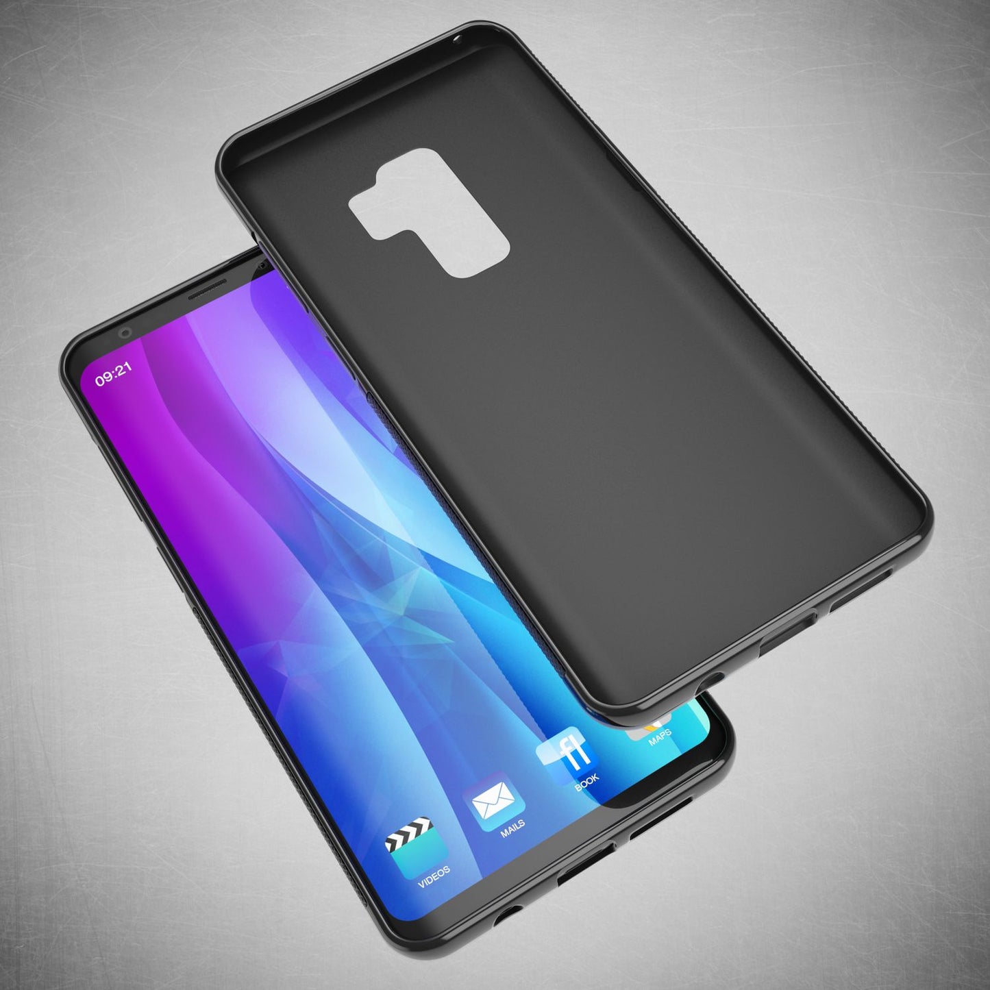 Samsung Galaxy S9 Plus Handy Hülle von NALIA, Silikon Case Cover Bumper Etui