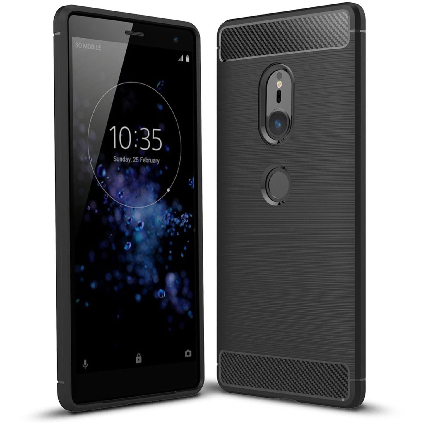 Sony Xperia XZ2 Handy Hülle von NALIA, Silikon Case Cover, Dünner Gummi Schutz