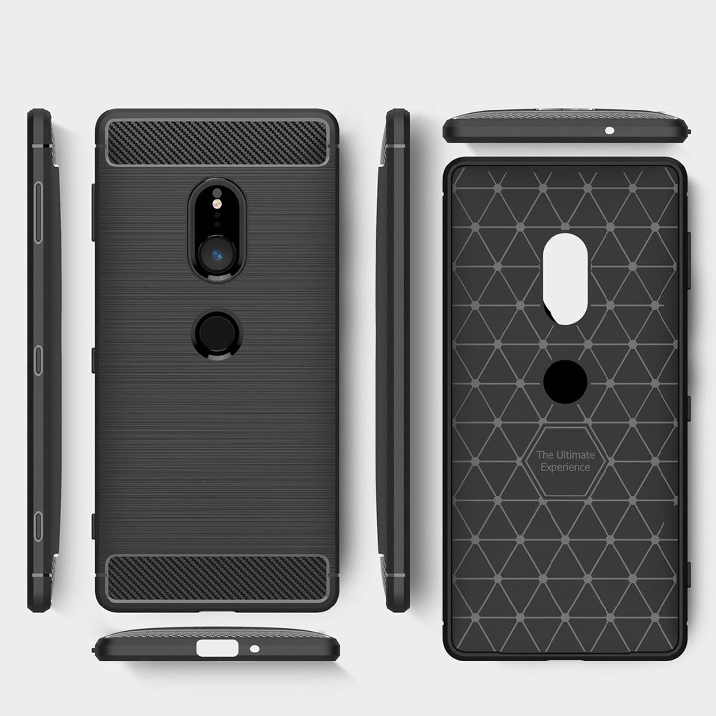 Sony Xperia XZ2 Handy Hülle von NALIA, Silikon Case Cover, Dünner Gummi Schutz
