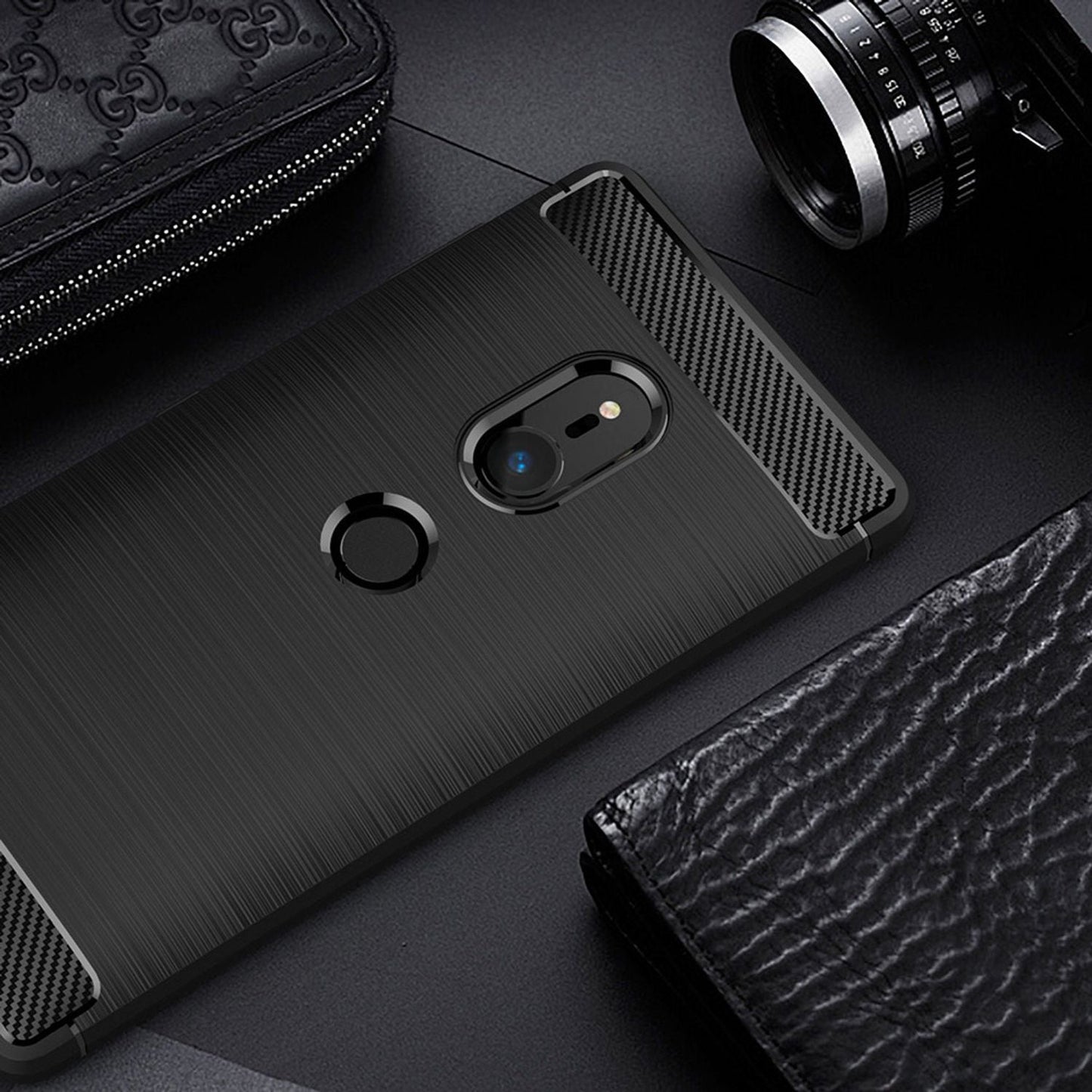 Sony Xperia XZ2 Handy Hülle von NALIA, Silikon Case Cover, Dünner Gummi Schutz