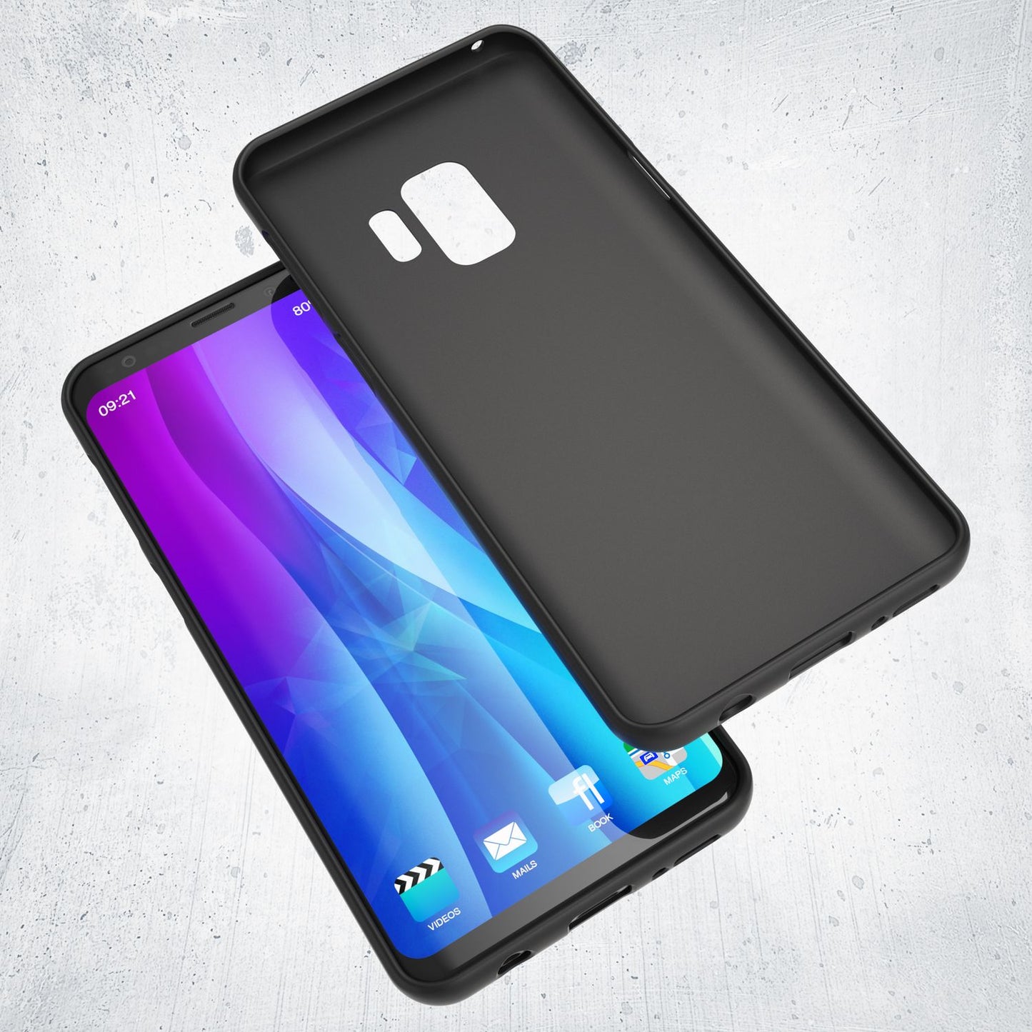Samsung Galaxy S9 hulstur frá NALIA, ofurþunnt TPU sílikon Neon hulstur