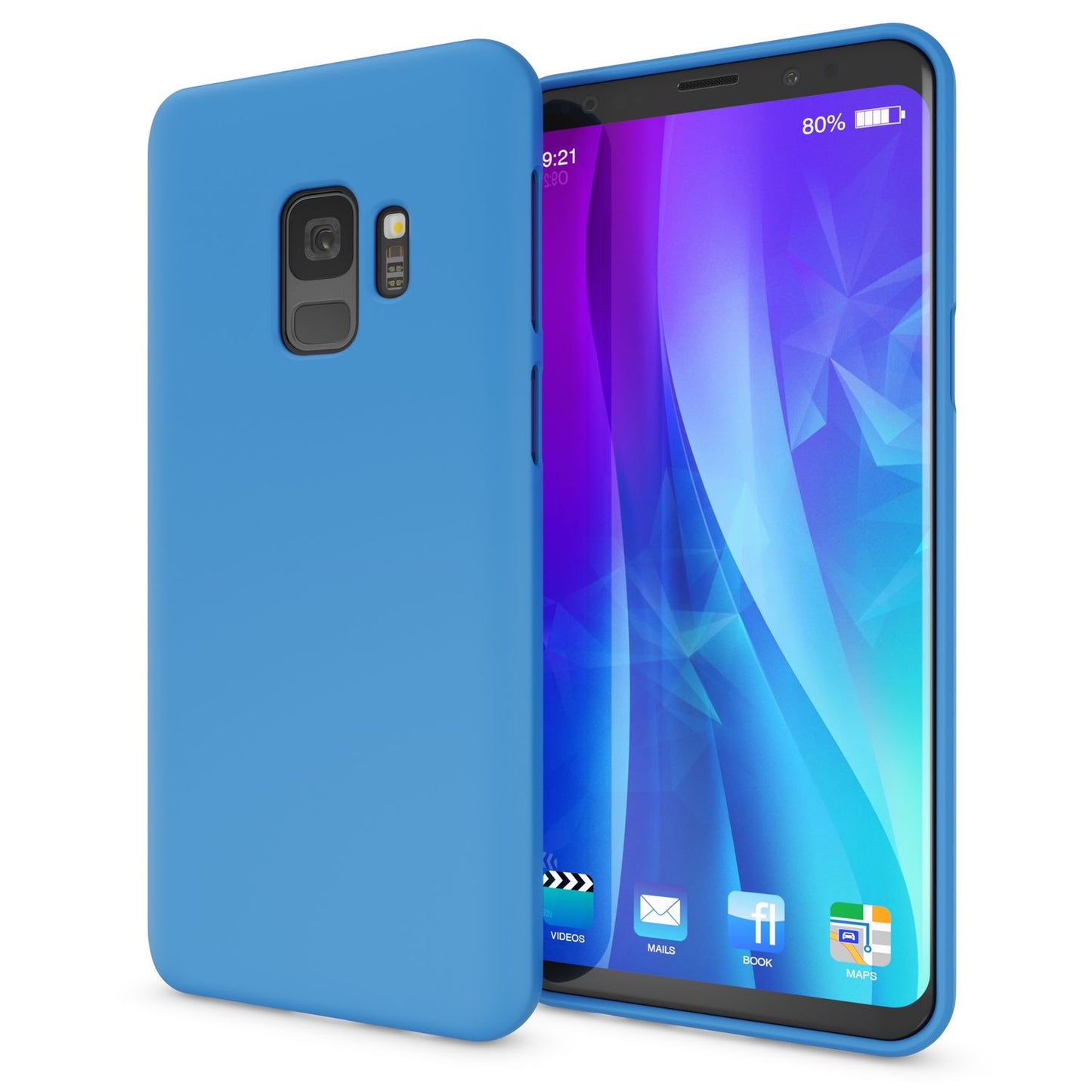 Samsung Galaxy S9 hulstur frá NALIA, ofurþunnt TPU sílikon Neon hulstur