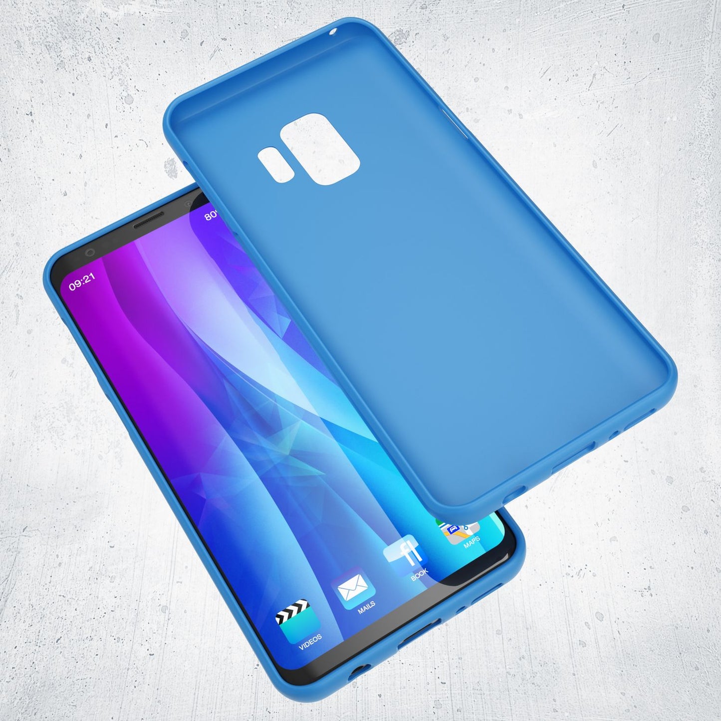 Samsung Galaxy S9 hulstur frá NALIA, ofurþunnt TPU sílikon Neon hulstur
