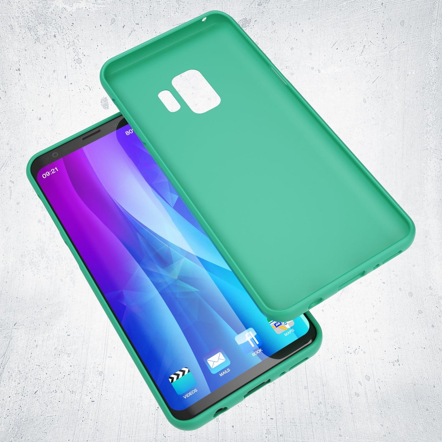 Samsung Galaxy S9 hulstur frá NALIA, ofurþunnt TPU sílikon Neon hulstur