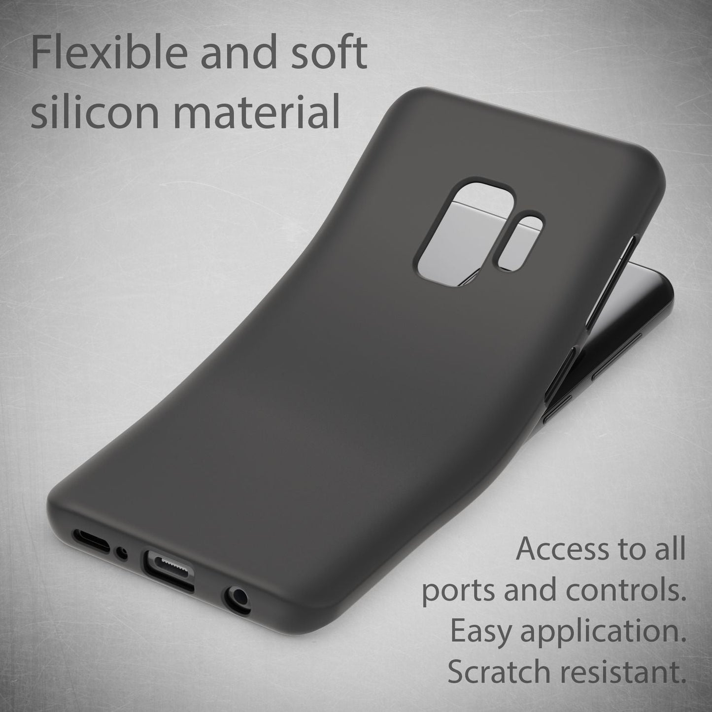 Samsung Galaxy S9 hulstur frá NALIA, ofurþunnt TPU sílikon Neon hulstur