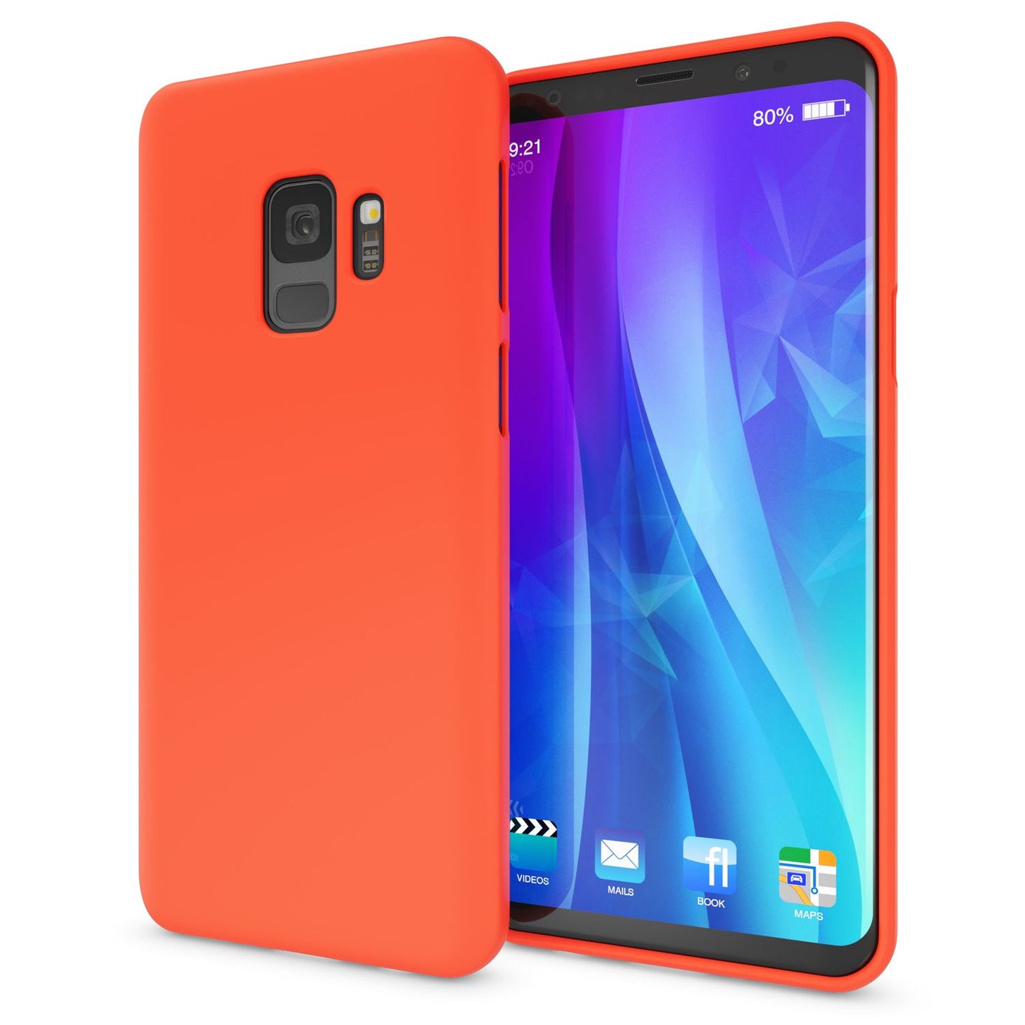 Samsung Galaxy S9 hulstur frá NALIA, ofurþunnt TPU sílikon Neon hulstur