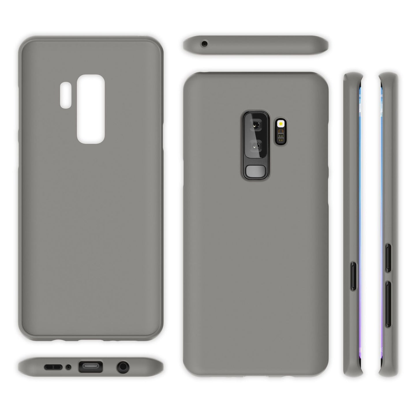 Samsung Galaxy S9 Plus Handy Hülle von NALIA, Ultra-Slim TPU Silikon Neon Case