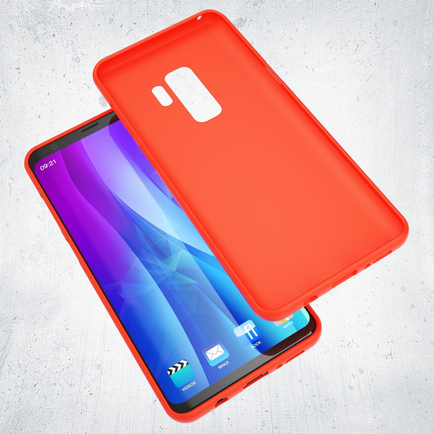 Samsung Galaxy S9 Plus Handy Hülle von NALIA, Ultra-Slim TPU Silikon Neon Case