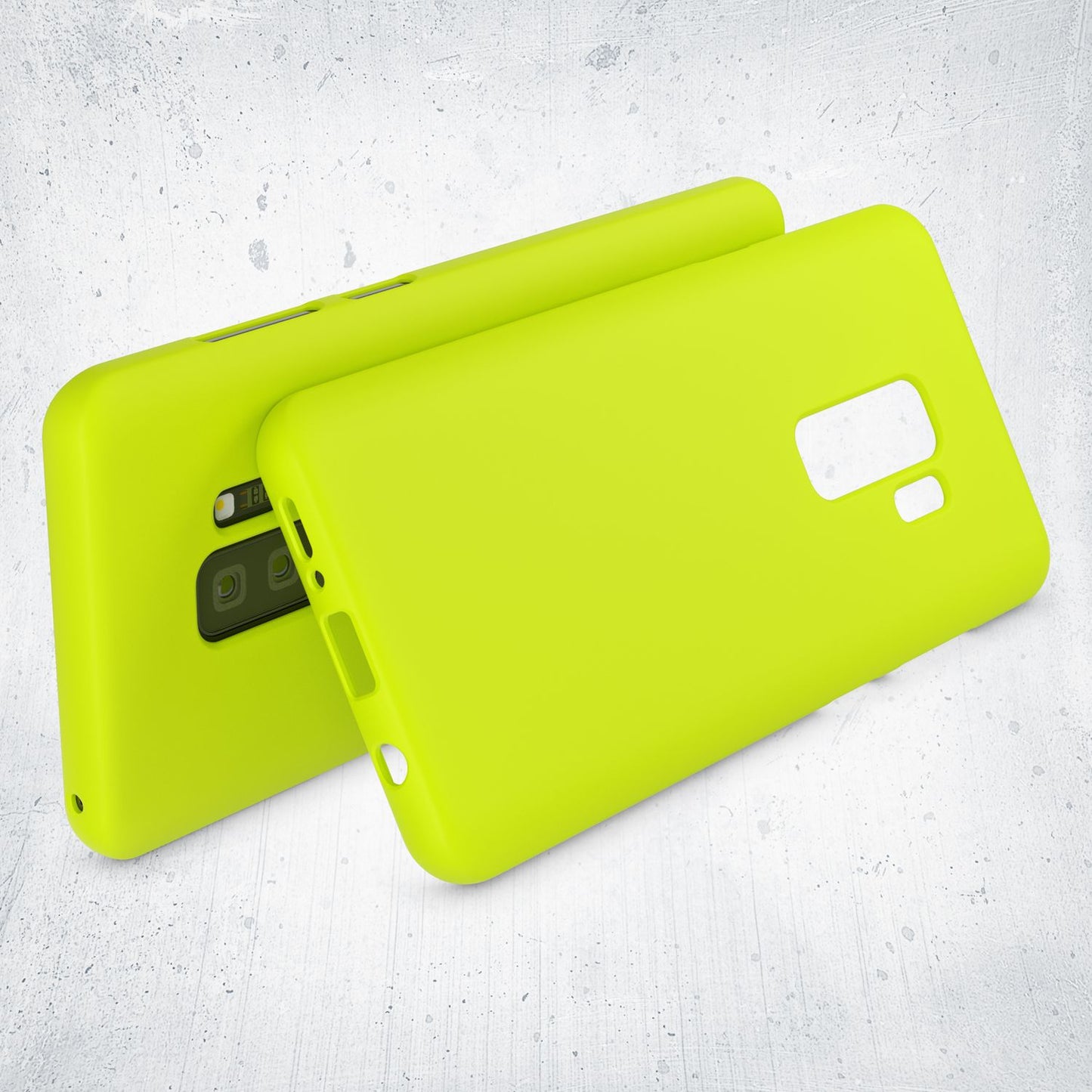 Samsung Galaxy S9 Plus Handy Hülle von NALIA, Ultra-Slim TPU Silikon Neon Case