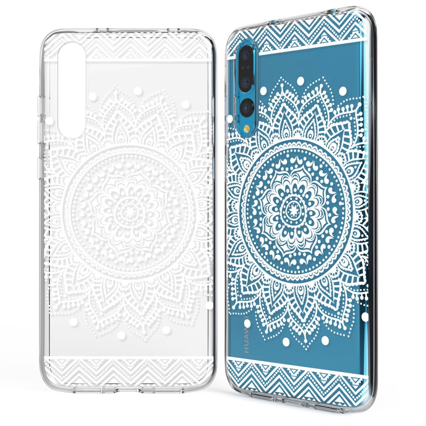 Huawei P20 Pro hulstur frá NALIA, þunnt sílikonmynstrað hlífðarhulstur