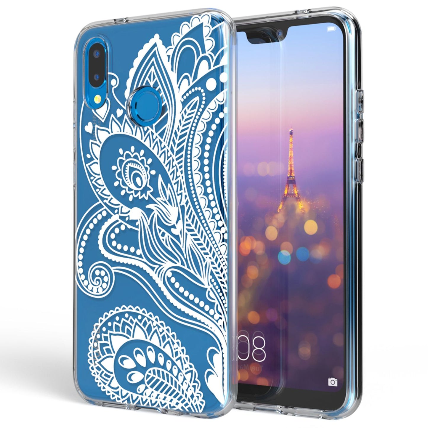 Huawei P20 Lite hulstur frá NALIA, þunnt sílikonhlífðarhulstur