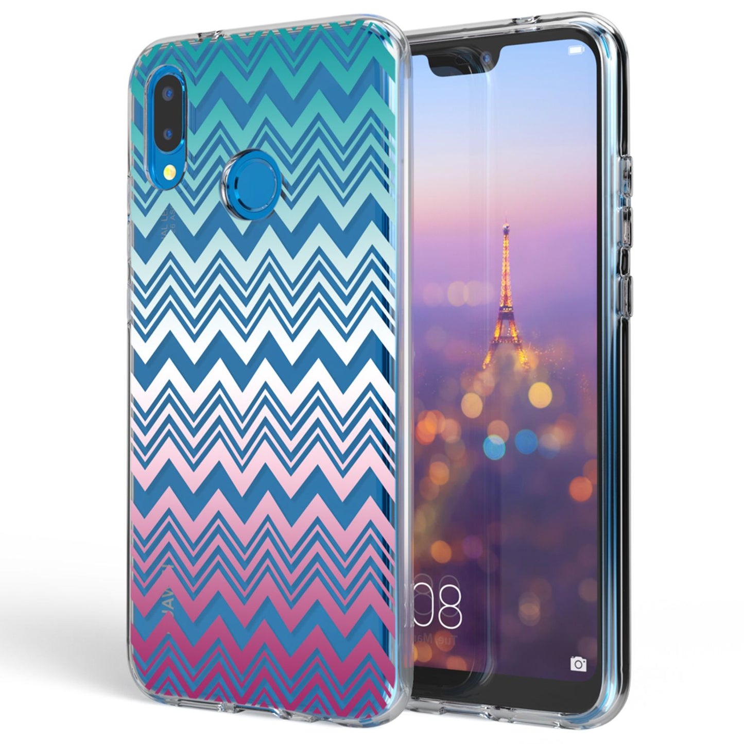 Huawei P20 Lite hulstur frá NALIA, þunnt sílikonhlífðarhulstur