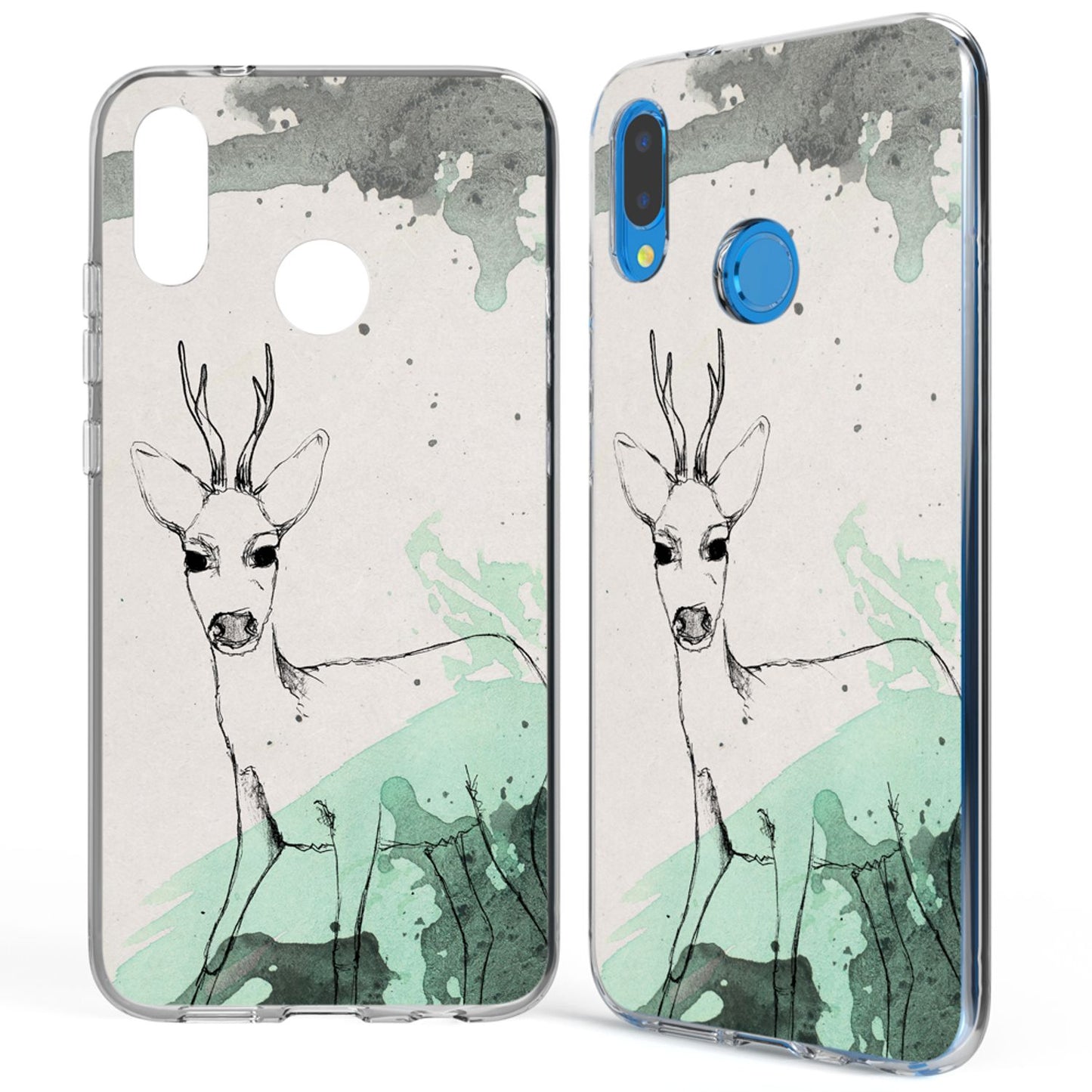 Huawei P20 Lite hulstur frá NALIA, þunnt sílikonhlífðarhulstur