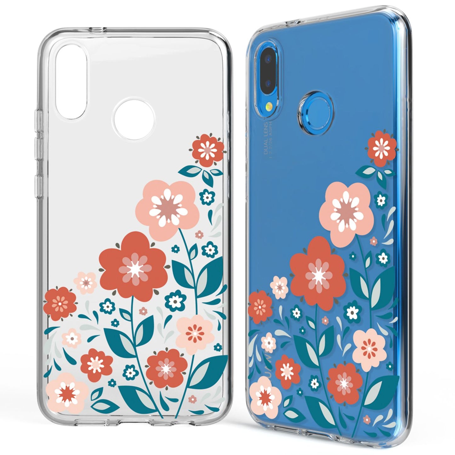 Huawei P20 Lite hulstur frá NALIA, þunnt sílikonhlífðarhulstur