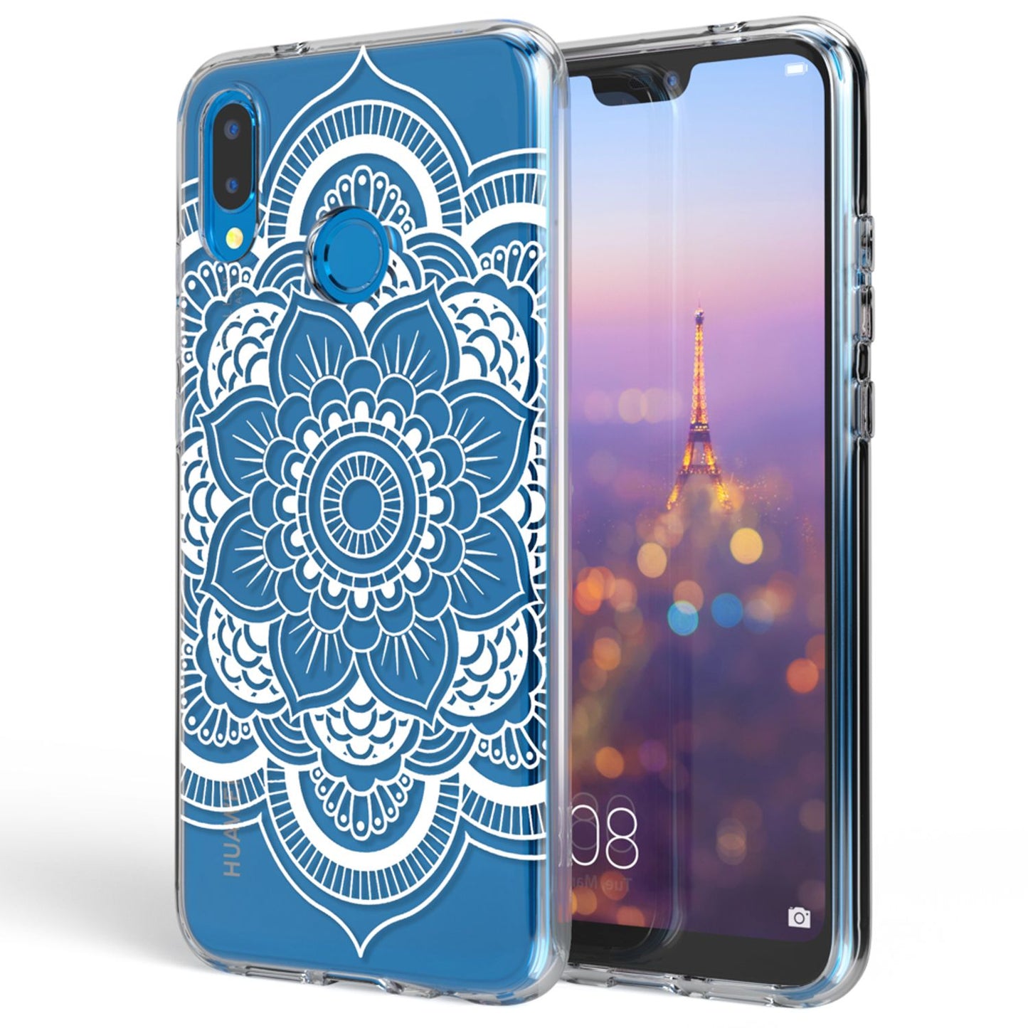 Huawei P20 Lite hulstur frá NALIA, þunnt sílikonhlífðarhulstur