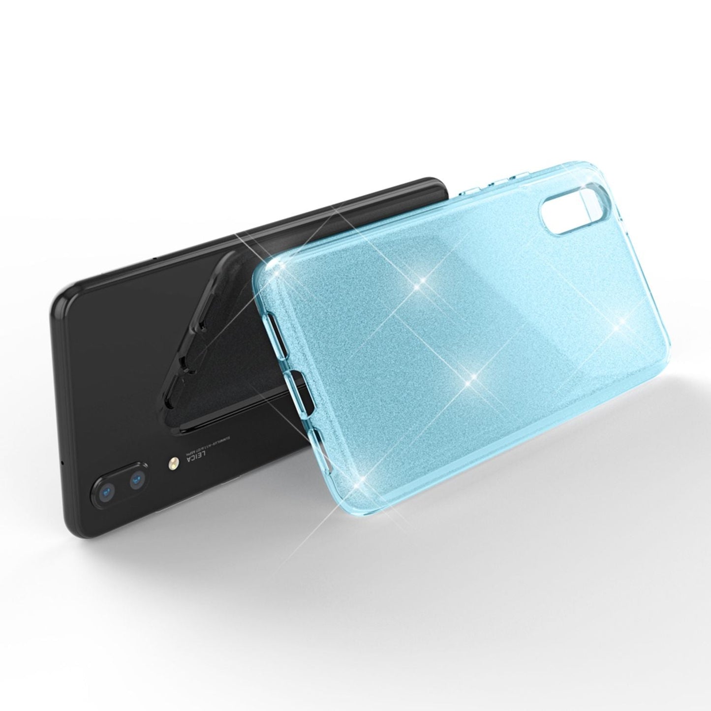 Huawei P20 símahulstur frá NALIA, glitrandi sílikonhulstur, verndandi glitrandi