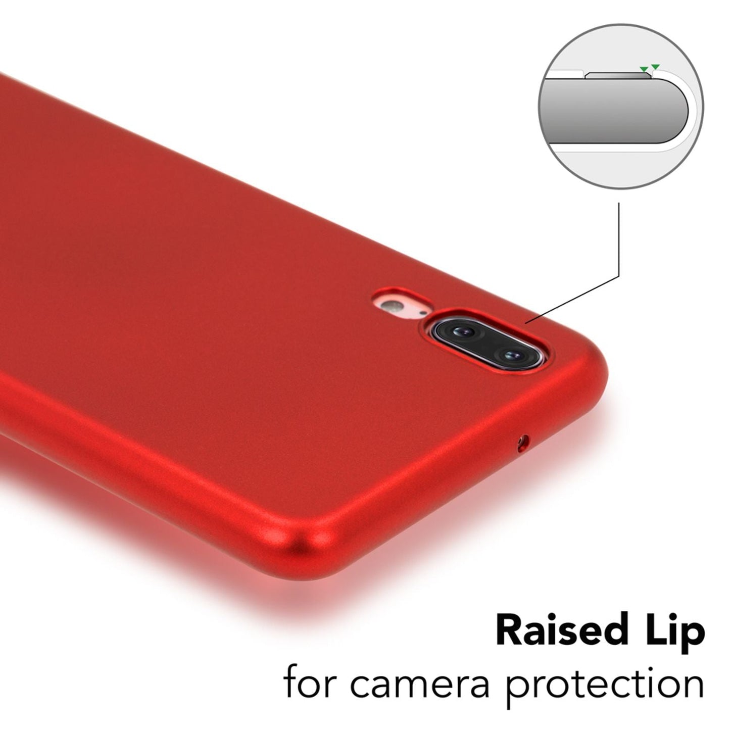 Huawei P20 Handy Hülle von NALIA Dünnes Hard Case Schutz Etui Slim Matt Cover