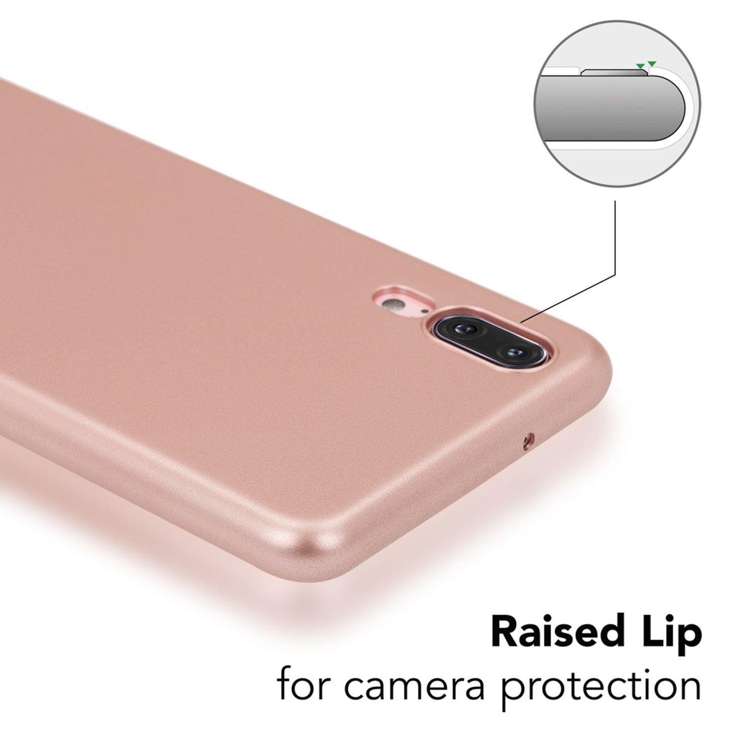 Huawei P20 Handy Hülle von NALIA Dünnes Hard Case Schutz Etui Slim Matt Cover