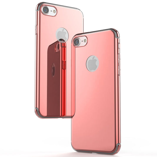 iPhone 7 Mirror Phone Case by NALIA, Ultra Slim Cover Mirror Case Hard Cover
