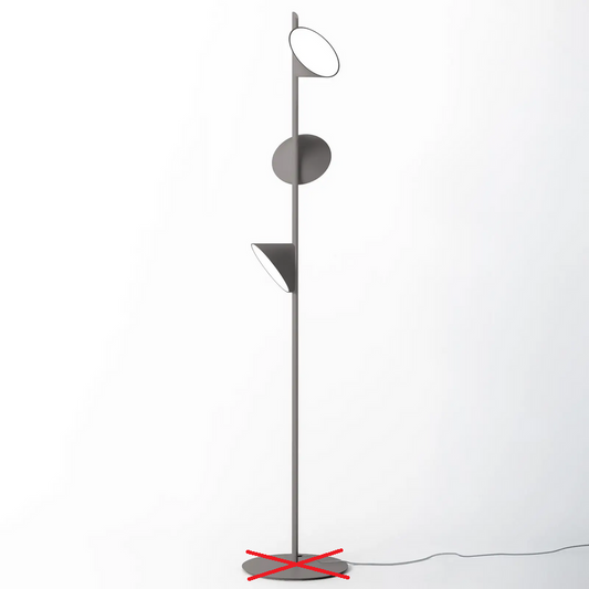 B-grade Axolight Orchid LED floor lamp, standing lamp, see text/photo